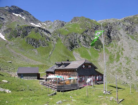 The Keinprechthütte in the Obertal, a hike in the footsteps of the miners